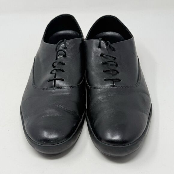 Camper Romain Kremer Oxford Shoes Mens 12 EU 46 Black Leather Red Heel Hipster main image 12